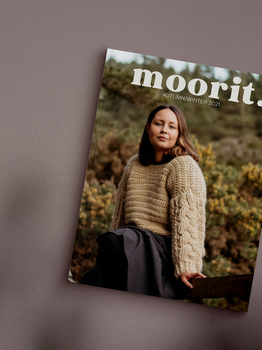 Digital mock-up of Moorit magazine's first issue.